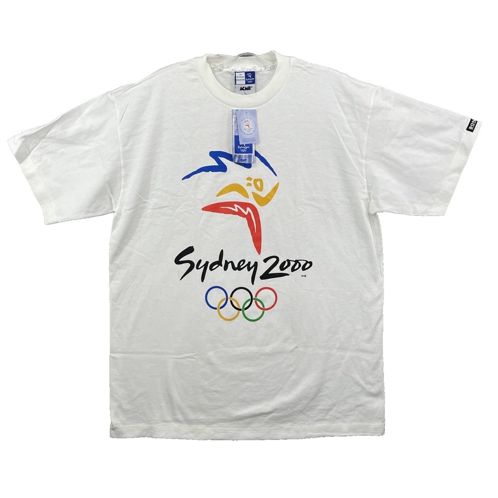Vintage Old Stock 2000 Sydney Summer Olympics Tee Large Retro Sportswear Y2k 90s